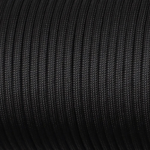 Close-up of black paracord