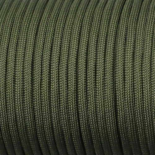 Close-up of green paracord